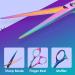 Lictin Hairdressing Scissors Hair Thinning Scissors Set and Hair Scissors 6.0 inch + Presentation Case/Box + Black Comb + Thinning Hair Comb + Black Hair Clip 5 Count (Pack of 1) - Buy Online on GoSupps.com