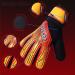 Connect Children's Football Goalkeeper Gloves - Super Grip Latex for Boys & Girls | Junior Soccer Training | Size 3 Red - Buy Online on GoSupps.com