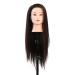 Shop window puppet blond dark brown hair-styling training head hair styling training head high-temperature fiber puppet pupa pure heads