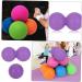 Lurrose Hand Massager & Yoga Balls Set - 4-Piece Fitness Equipment for Trigger Point & Planar Fasciitis Relief - Double Massage Roller & Peanut Balls - Buy Online on GoSupps.com