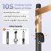 Rotating Curling Iron 5 Temperature 1 1/4 in Automatic Curling Iron Dual Voltage 360 Rotating Hair Curler Travel Auto Hair Curling Wands 1H Auto-Off & 30s Fast Heat Self Curler Hair Styling Tools Black - Buy Online on GoSupps.com