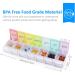2 PCS Weekly Pill Organizer - Arthritis Friendly Travel 7 Day Pill Box with Large Compartments for Vitamins Fish Oil Supplements & Medication - Buy Online on GoSupps.com