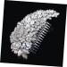 FRCOLOR Women Hair Clip Tiara Women Hair Comb Bridal Hair Comb Women Flower Hair Comb Wedding Miss Hairpin Rhinestones - Buy Online on GoSupps.com