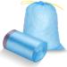 VacFreKep 8 Gallon Size Small Kitchen Drawstring Trash Bags Heavy Duty Tasteless Strong and Blue Garbage Bags (100 Count Bulk)