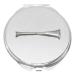 Hunting Horn Compact Mirror Handbag Gift With Free Engraving 193