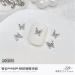 10Pcs 3D Butterfly Nail For Nails Alloy Butterfly Nail Decoration Alloy Nail Butterfly Nail Manicure Accessories Manicure Accessories Silver - Buy Online on GoSupps.com