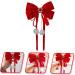 minkissy 1pc Hair Accessories Christmas Bow Hairpin Sweet Bow Hairpin Big Bow Hair Clip Red Bow Hair Clip Christmas Silky Hair Bow Clip Girl Hair Clips Child Bow Tie Flocking Korean Version - Buy Online on GoSupps.com