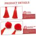 FRCOLOR 6 Pairs Tassel Hair Ball Hair Clip Girl Hair Accessories Kids Hair Accessories Barrettes for Baby Girls Flower Hair Barrettes The Flowers Girl Child Red Headgear Artificial Fur - Buy Online on GoSupps.com