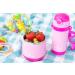 Primo Passi Insulated Straw Water Bottle for Kids - 12oz Thermos Bottle (Pink) - Buy Online on GoSupps.com