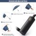 G4Free 62 Inch Large Golf Umbrella - Compact Reverse Travel Umbrella, 10 Ribs Windproof, Automatic Open Close, Blue - Buy Online on GoSupps.com
