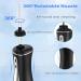 Skeufy Cordless Dental Water Flosser - 6 Jet Tips, 5 Modes, Rechargeable, IPX7 Waterproof - Portable and Powerful Oral Irrigator for Travel and Home Use - Buy Online on GoSupps.com