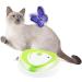All for Paws 2 in 1 Interactive Cat Toy - Fluttering Butterfly & Rolling Balls - Automatic Indoor Kitten Spinner Toy - Buy Online on GoSupps.com