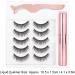 Magnetic Eyelashes 3 Pairs 3D Natural False Eyelashes Reusable Magnetic Eyelashes and Waterproof Magnetic Eyeliner Long Lasting Magnetic Eyeliners with Eyeliner Eyelash Makeup Tool - Buy Online on GoSupps.com