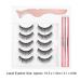Buy 5 Pair Magnetic Eyelash Set - 3D Reusable Waterproof Soft & Thick - Perfect Makeup Tools for Stunning Eyes - Buy Online on GoSupps.com