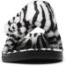 SOLLBEAM Women's 8.5 Zebra Fuzzy House Slippers with Arch Support and Orthotic Heel Cup - Buy Online on GoSupps.com