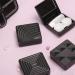 MTHH Creative All Black Textured Contact Lens Companion Box - Portable Double Cosmetic Box for Easy Storage - Buy Online on GoSupps.com
