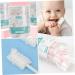 Soesfoufu 30th Baby Tongue Brush - Newborn Oral Cleaning Sponge Toothbrush | Disposable Baby Tongue Cleaner for Gentle Mouth Care - Buy Online on GoSupps.com