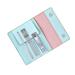 Nail Clippers Set Manicure Set Nail Care Get The Healthiest Polished Nails Solutions Contains Nail File for Everyday use (Color : Blue)