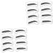 MAGICLULU 64 Pairs 8 Eyebrow Card Eyebrow Stencils Eyebrow Stickers Eyebrow Makeup Tools Conjoined Card mediumx2pcs As Shownx2pcs - Buy Online on GoSupps.com