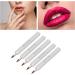 Verdant Touch Makeup Brush Lip Brush Set of 5 Retractable Multipurpose Single-Ended Nylon Makeup Brush Grey Shell - Buy Online on GoSupps.com