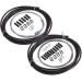 YAKAMOZ 2-in-1 Universal Bike Bicycle Shift Derailleur Cable & Brake Cable Housing Replacement Kit for Moutain Road Bike Cycling Repairing