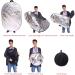 40x60 / 100x150cm Multi Collapsible Disc Lighting Reflector Set - 5-in-1 Translucent Silver Gold White Black - Studio Photography Essential - Buy Online on GoSupps.com