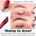 Lovelycat 4D hair pencil eyebrow pencil ultra-thin 4D hair pencil professional angle Makeup brush ultra-thin eyebrow pencil (Dark Brown) - Buy Online on GoSupps.com