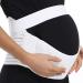 FITTOO Maternity Support Belt Pregnancy Abdomen Belly Back Bump Brace Strap S-XXL Available White X-Large