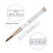 Shine Chance 100% Kolinsky 3D Acrylic Nail Brush Size #08 - Oval Nail Art Painting Brush for Acrylic Powder & Carved Extend Nails - Buy Online on GoSupps.com