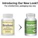 HerbsForever Brahmi Capsules 800mg 60 Veg Caps - Bacopa Monnieri 30-35% Bacoside - Stress Relief Supplement - Buy Online on GoSupps.com