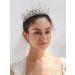 Sweetv Princess Tiara for Women - Silver Crystal Bridal Crown for Wedding, Quinceanera, Prom & Birthday Party - Buy Online on GoSupps.com