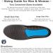 Men's and Women's Small Anti-Fatigue Massaging Gel Insoles for Work and Sports | Plantar Fasciitis Relief, Arch Support, Shock Absorption and Comfort | Sizes 6-10 Men, 7.5-12 Women - Buy Online on GoSupps.com