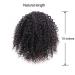 Buy Afro Kinky Curly Clip In Ponytail Wig - 25cm 120g - Natural Black Extensions for African Hair - Buy Online on GoSupps.com