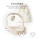Muki & Co Beige Dog Dishes - Double-Layered Adjustable & Comfortable for Extra Small to Medium Dogs (Size M 44-50 cm) - Buy Online on GoSupps.com
