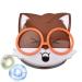 Aern contact duis for trips sweet contact lens tank |Portable cartoon animal box for contact glasses eye contact organizer contact lens care products squirrel design easier coffee