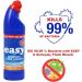 Easy Thick Bleach 24-Hour Toilet Bleach Cleaner 6x750ml - Powerful Formula Germ-Killing Strength | Includes Bonus DirtBuster Gloves by Sucasa - Buy Online on GoSupps.com