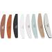 Nail File Set Different Fineness Half Moon Acrylic Nail Files Manicure Tool 8 Pieces for Home Use - Buy Online on GoSupps.com