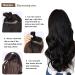 22 Natural Black Wavy Clip In Hair Extensions - 7 PCS Thick Soft Synthetic Fiber Hairpieces for Women - Full Head Invisible Clips - 22 Inch (Pack of 7) - 1B Dark Black - Buy Online on GoSupps.com
