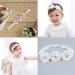 6 Pieces Baby Flower Headbands - Adorable Hairbands for Baby Girls | Perfect for Baptism & Special Occasions - Buy Online on GoSupps.com