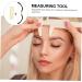 FOMIYES 3pcs Bow Eyebrow Ruler Make up Kit Eyebrow Shaping Kit with Stencils Eyebrow Line Marker Draw a Line - Buy Online on GoSupps.com