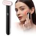 VEVOR Red Light Therapy Wand for Face and Neck 3-in-1 LED Facial Wand Red Light Therapy Device with Heating Therapy Vibrating Facial Massage Portable LED Beauty Wand