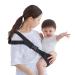 Moormmas Carrier Newborn to Toddler Portable Sling Wraps Strap One Shoulder Labor-Saving Polyester Half Wrapped with Anti-Slip Particles Soft Straps for, Infant &, Black 2, 1.0 Count