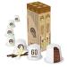La Natura LIFESTYLE Crema La Natura Lifestyle Bag of 60 Organic Vanilla Coffee Capsules