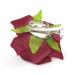 HOLY KT Dark Red Velvet Rose Flower Wreath Clip & Pin - Handmade Bride Women Hair Accessory for Flamenco Dancer - Deep Red (3.9in) - Buy Online on GoSupps.com