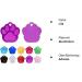 Ibera Gifts - Personalized Dog Paw Pendant for Small & Medium Dogs and Cats | Engraved Name Collar & Address Tag (Purple) - Buy Online on GoSupps.com