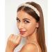 Goresory White Pearl Headbands Bridal Headband Bling Faux Pearl Hairbands Wedding Hair Accessories for Women and Girls - Buy Online on GoSupps.com