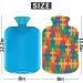 Autism Awareness Day Puzzle Heat Bottle 2L PVC Pain Relief Heat & Cold Therapy for Cramps Neck & Shoulders - Buy Online on GoSupps.com