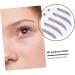 FRCOLOR 4pcs Eyebrow Stickers Hair Eyebrows Brown Eyebrow Transfer Stickers Eyebrow Tool 4d Make up Template - Buy Online on GoSupps.com