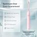 uSmile Electric Toothbrush - USB Rechargeable Sonic Whitening Toothbrush for Adults with Smart Timer - Travel Case Included - 6 Month Battery Life - Y1S Pink - Buy Online on GoSupps.com