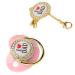 Stylish Rhinestone Silicone Baby Pacifier - Perfect for 6-18 Months | Pink Baby Utensils - Buy Online on GoSupps.com
